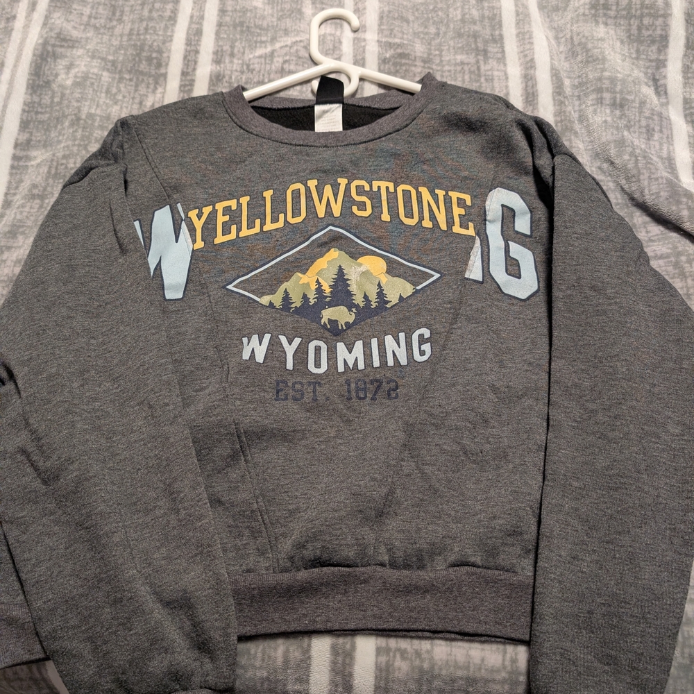 Gray Graphic Men's Sweater